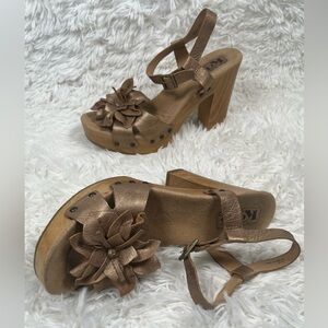 Kork-Ease | Floral Platform Heel Sandals